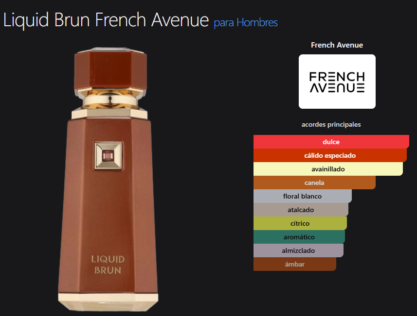 Liquid Brun French Avenue